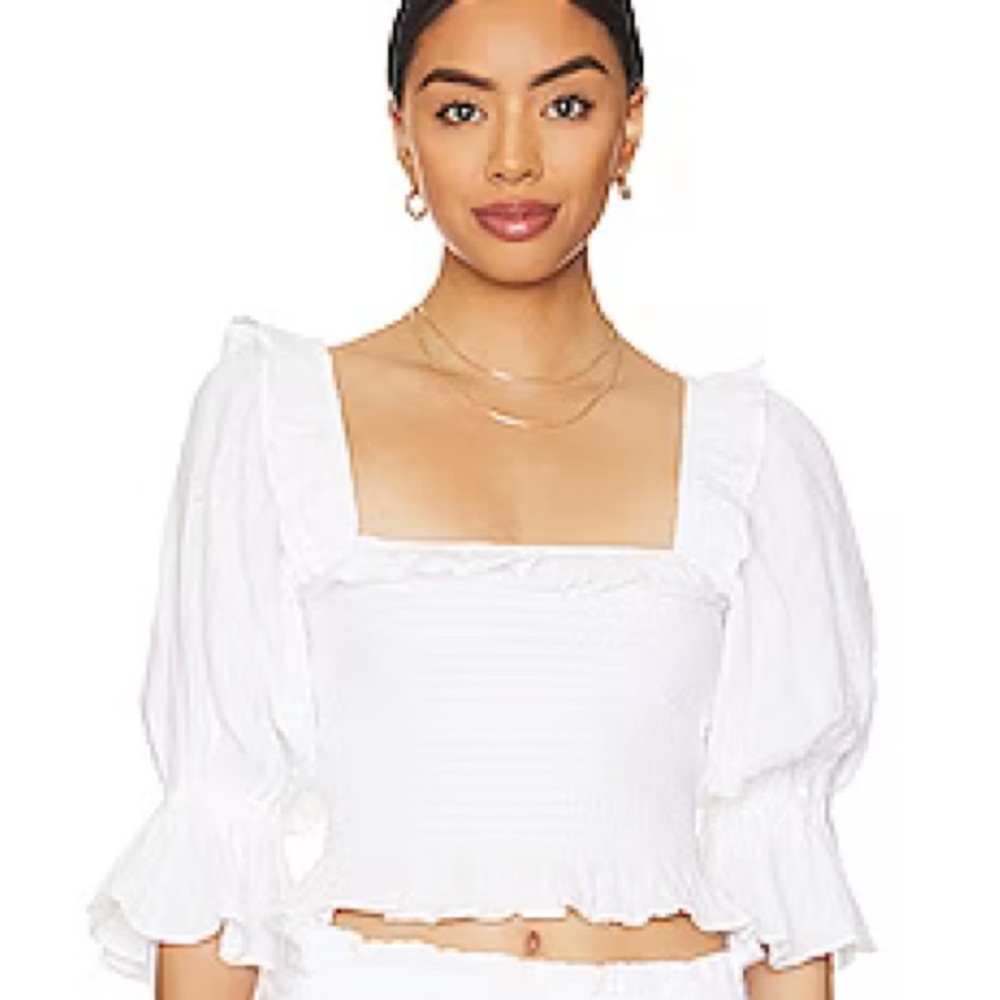 Caspian Shirring Top in White
Seafolly